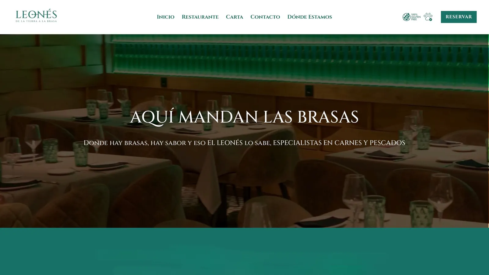 Leonés: Aquí mandan las brasas.